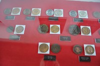 medale na wystawie
