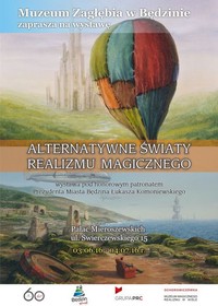 plakat dotyczacy wystawy alternatywne światy magicznego realizmu