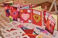 Warsztaty z okazji Dnia Matki - kartki okolicznościowe