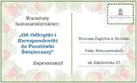 grafika z tytułem i miejscem warsztatów