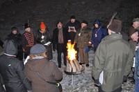 zbiórka patriotyczna pod zamkiem