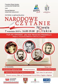 Narodowe czytanie plakat