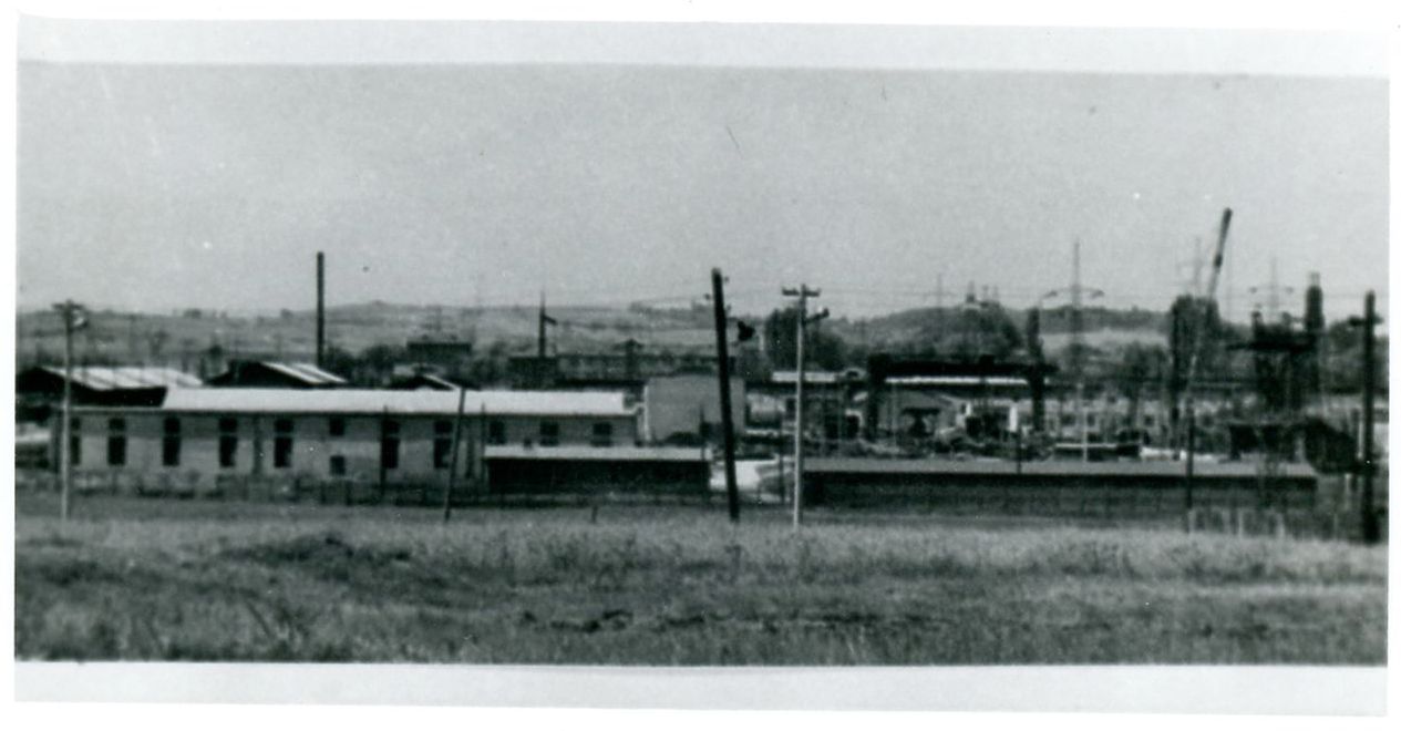 Zabudowania podobozu Łagisza, stan z 1964 r.